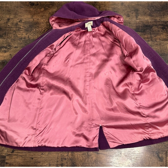 LL bean classic toggle coat women’s size xl wool winter jacket - Picture 3 of 4